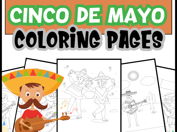 Cinco de mayo coloring pages printable pages for pre