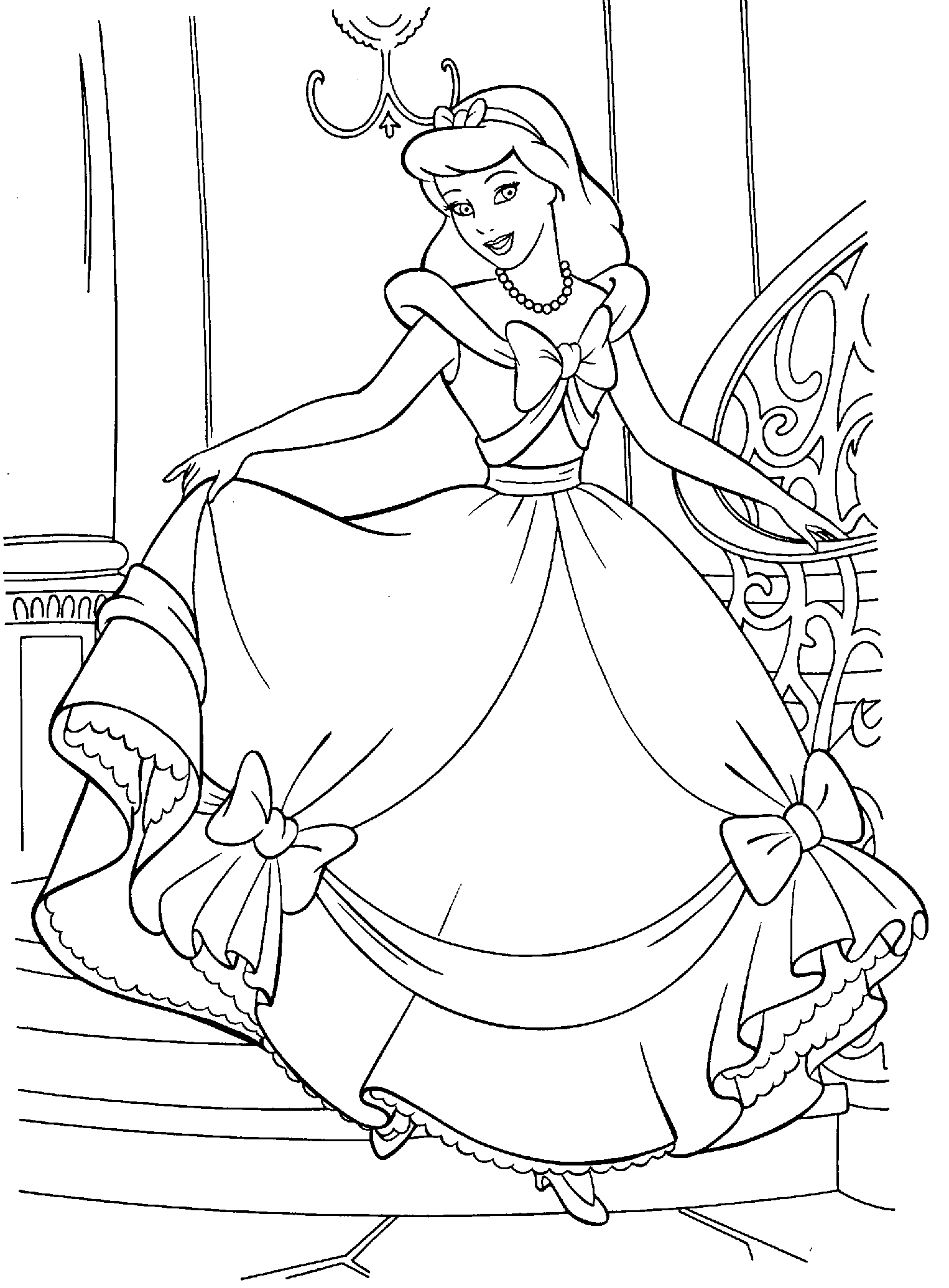 Cinderella coloring pages