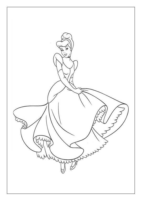 Cinderella coloring pages printable coloring sheets