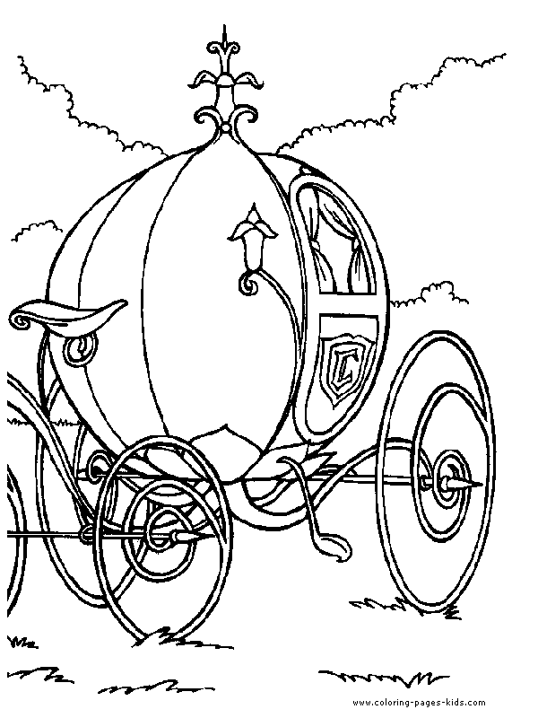 Cinderella coloring pages