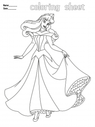 Cinderella coloring pages