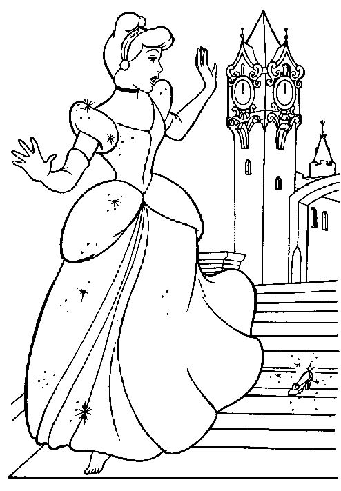 Free printable cinderella coloring pages for kids cartoon coloring pages princess coloring pages cinderella coloring pages