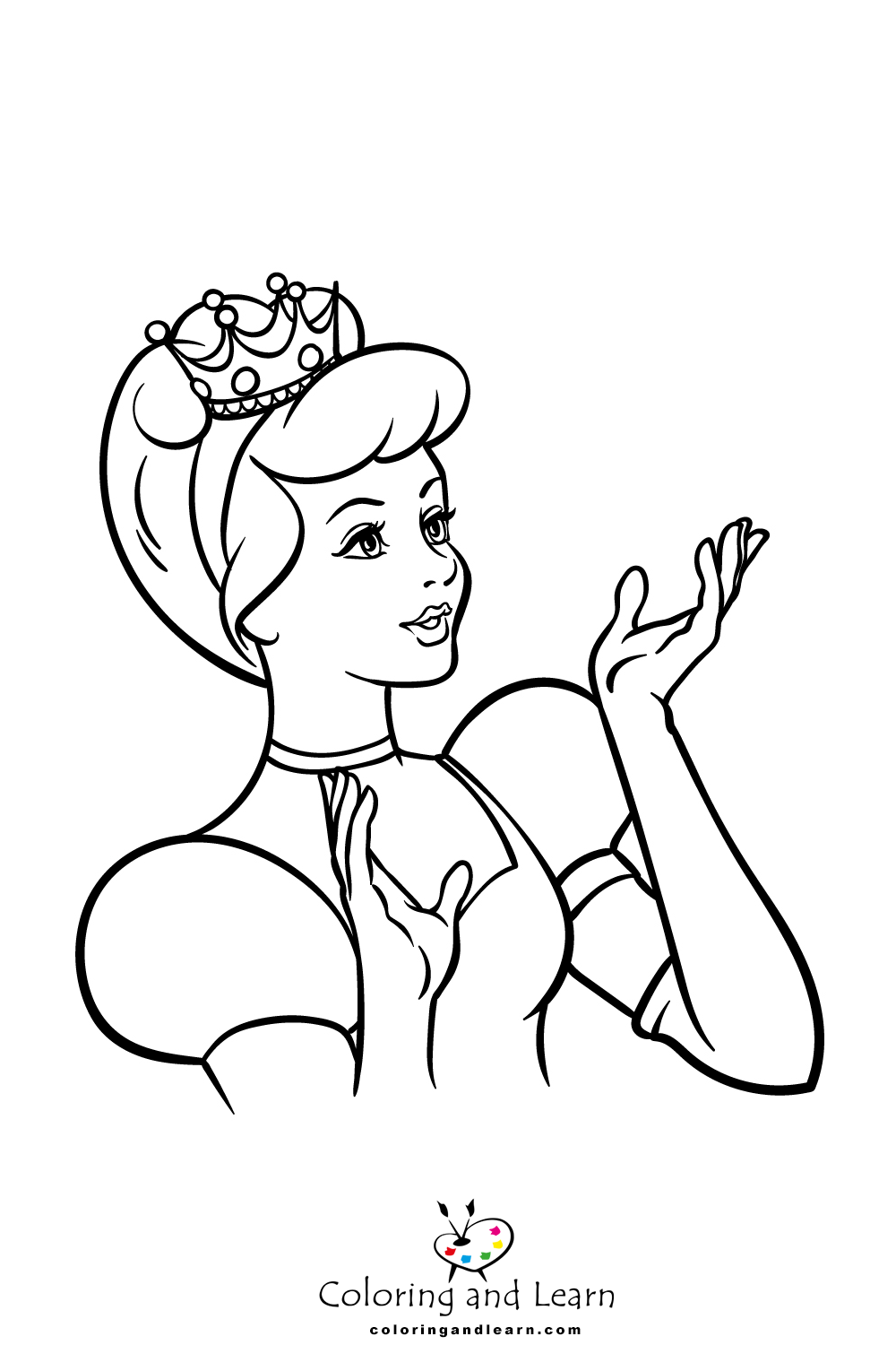 Cinderella coloring pages