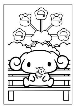 Printable cinnamoroll coloring pages escapades adventure in every page