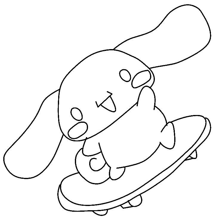 Cinnamoroll coloring pages printable for free download