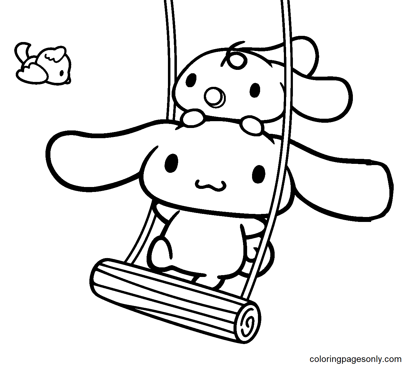 Cinnamoroll coloring pages printable for free download