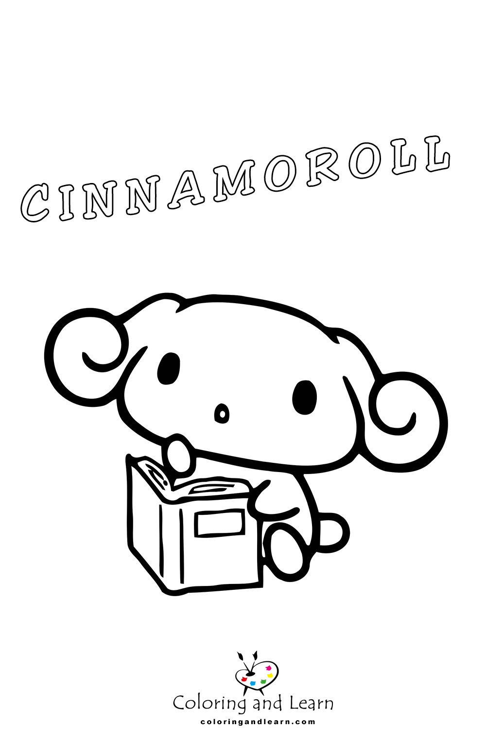 Cinnamoroll coloring pages