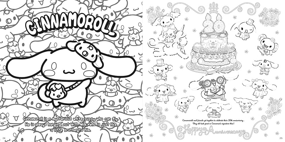 Cinnamoroll playful coloring book â japanese book store