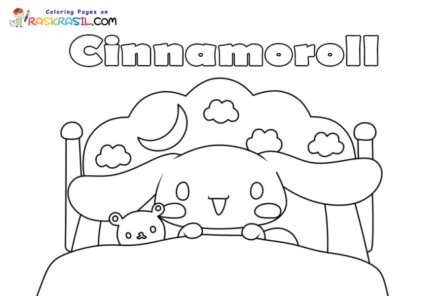 Cinnamoroll coloring pages