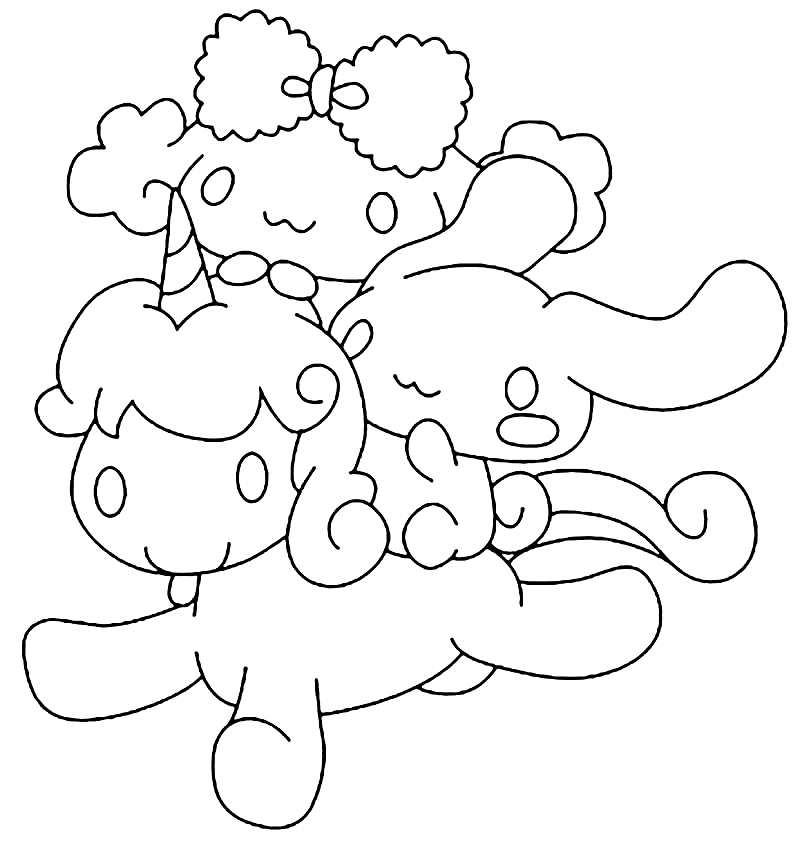 Cinnamoroll coloring pages printable for free download