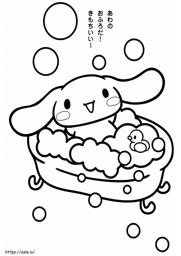 Cinnamoroll coloring coloring pages