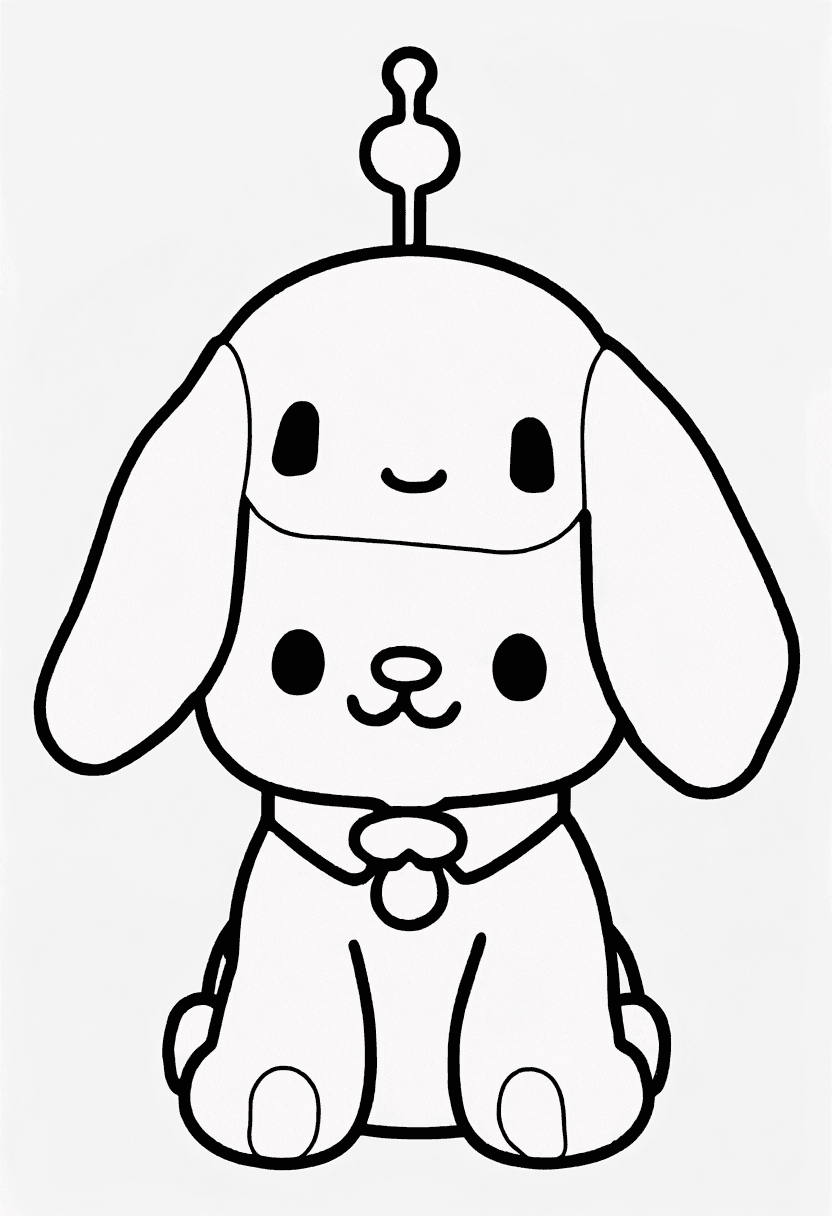 Cinnamoroll coloring pages