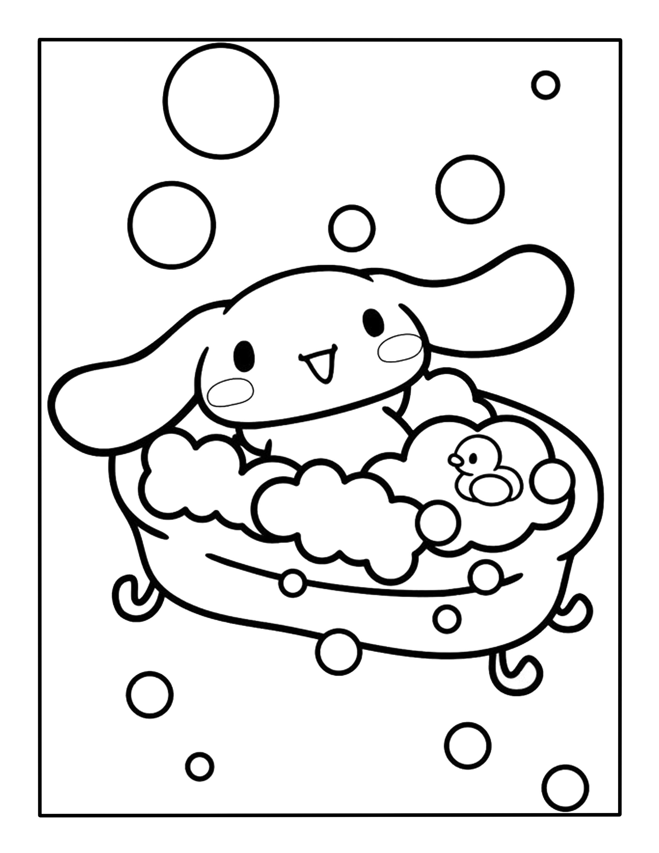 Cinnamoroll coloring page â kimmi the clown