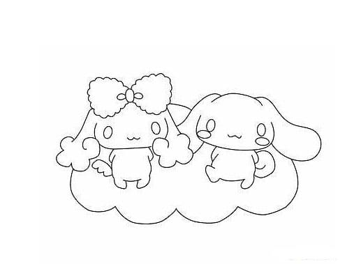 Cinnamoroll coloring pages