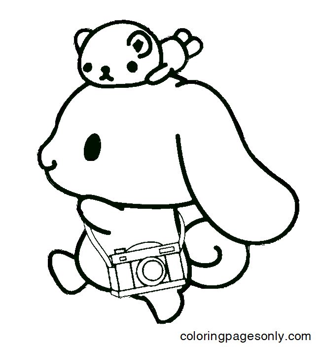 Cinnamoroll coloring pages