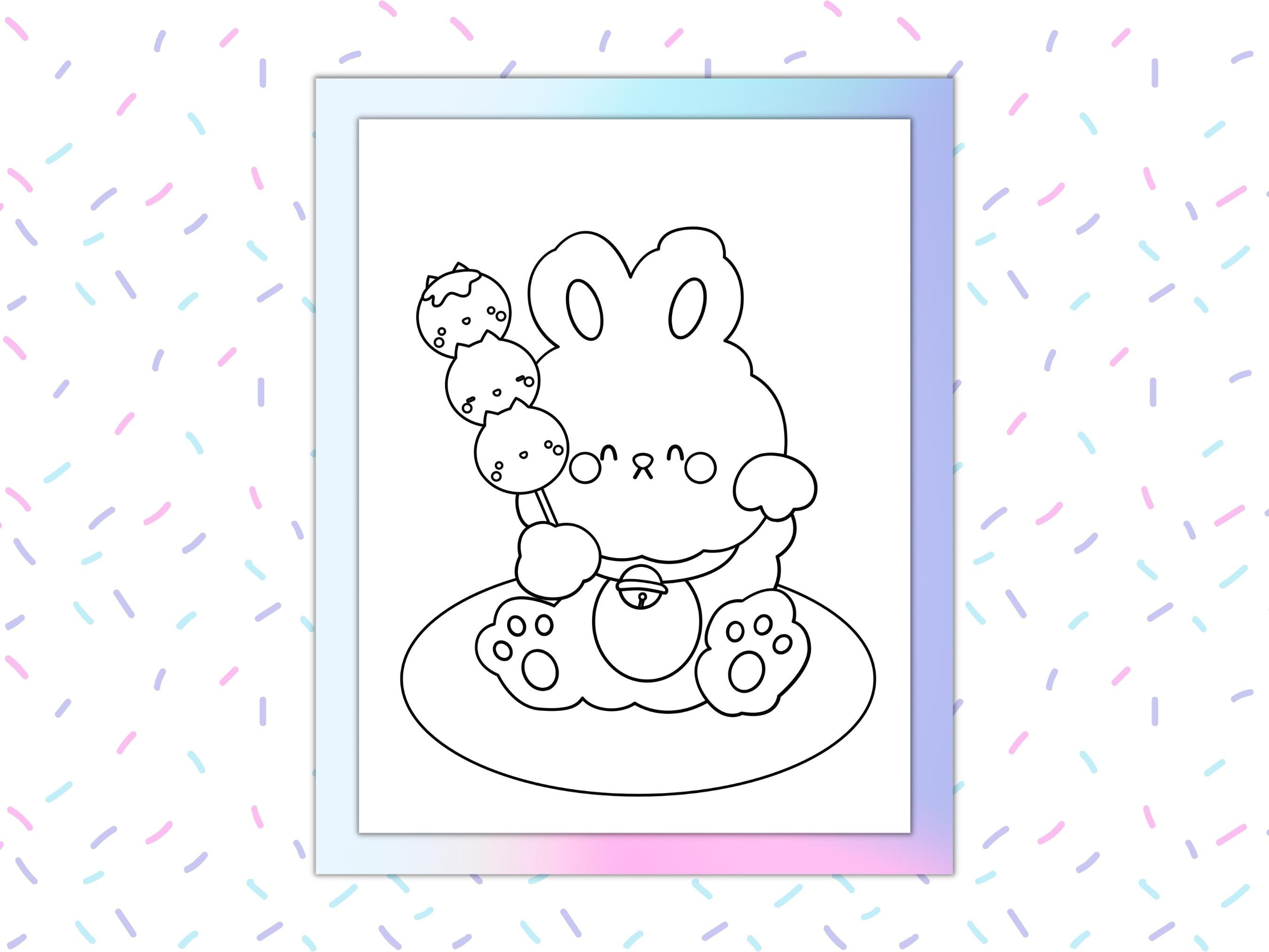 Printable cute bunnies coloring pages coloring page pdf bunny coloring page printable kawaii bunny printable coloring pages for kids