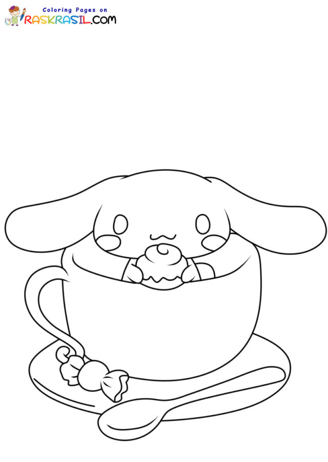 Cinnamoroll coloring pages