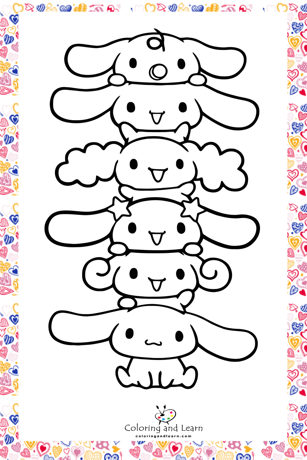 Cinnamoroll coloring pages