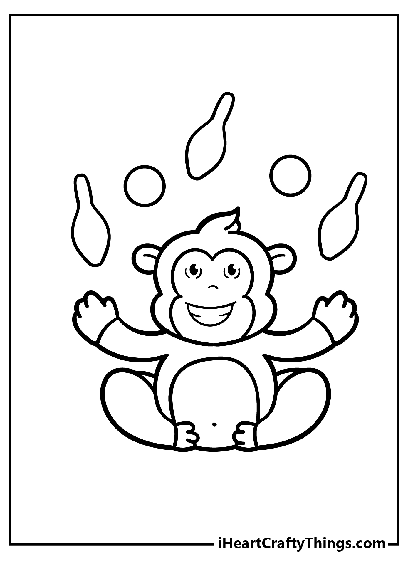 Circus coloring pages free printables