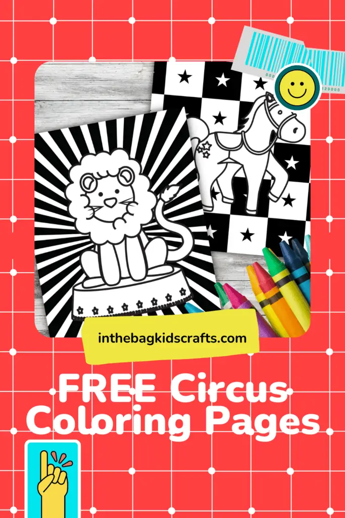 Circus coloring page free download â in the bag kids crafts