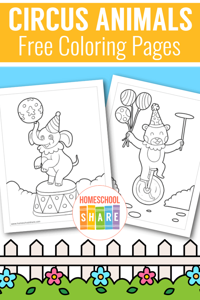 Circus coloring pages