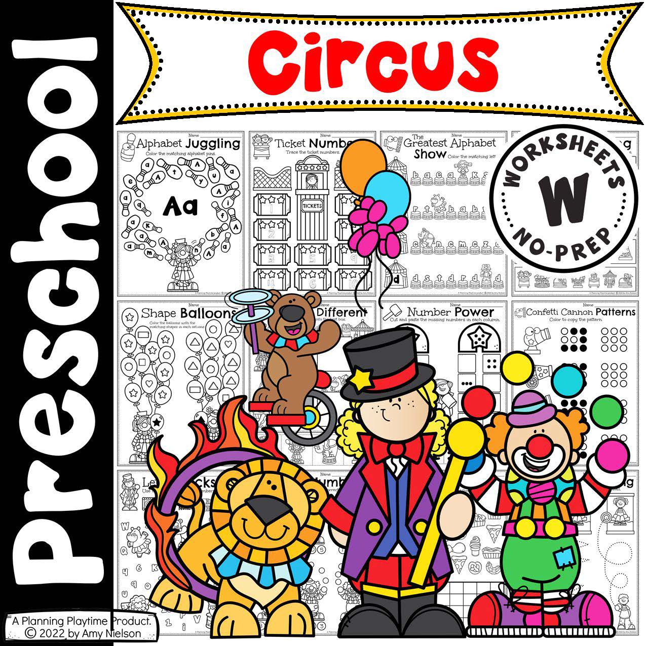 Circus worksheets