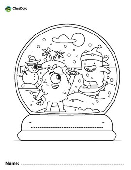 Class dojo coloring pages tpt