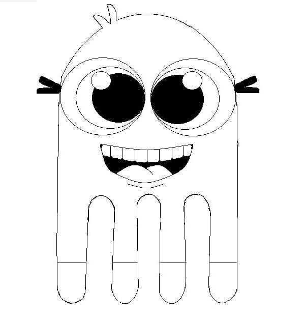 Classdojo monsters sketch coloring page â