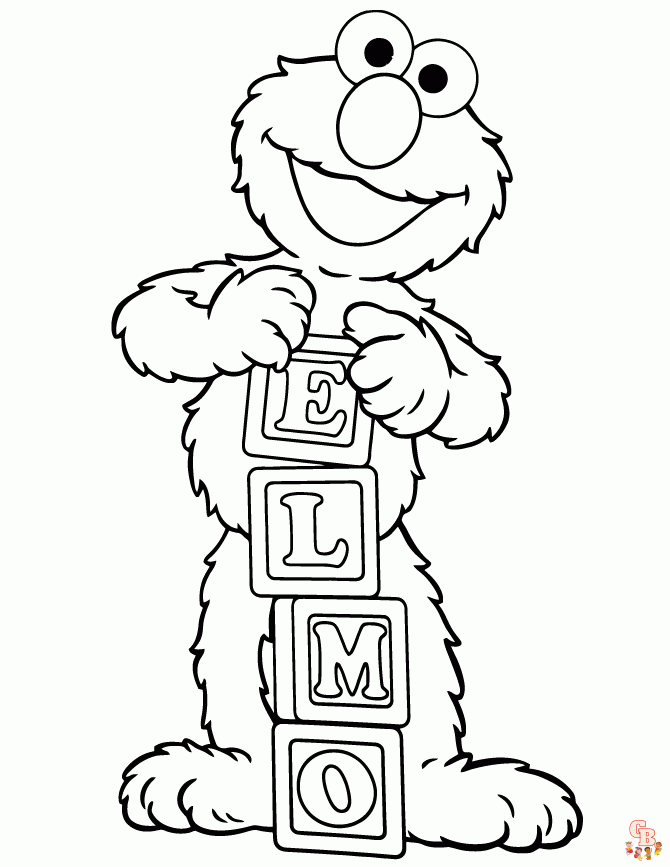 Printable sesame street coloring pages