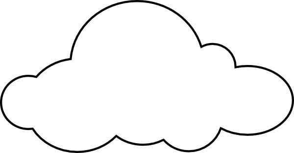 How to draw a clouds coloring page