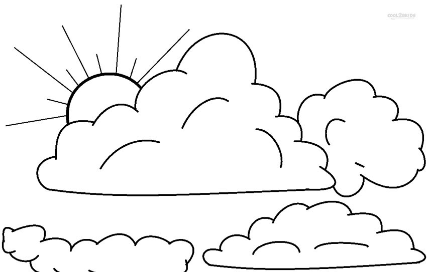 Coloring pages printable cloud coloring pages