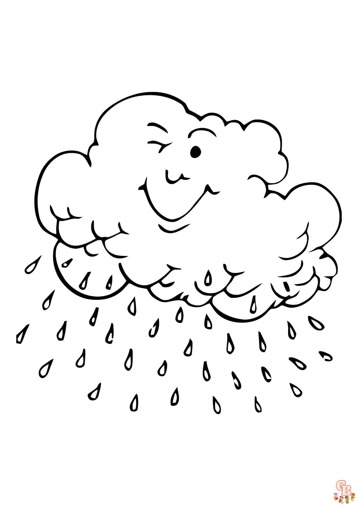 Cloud coloring pages printable and free coloring pages of clouds