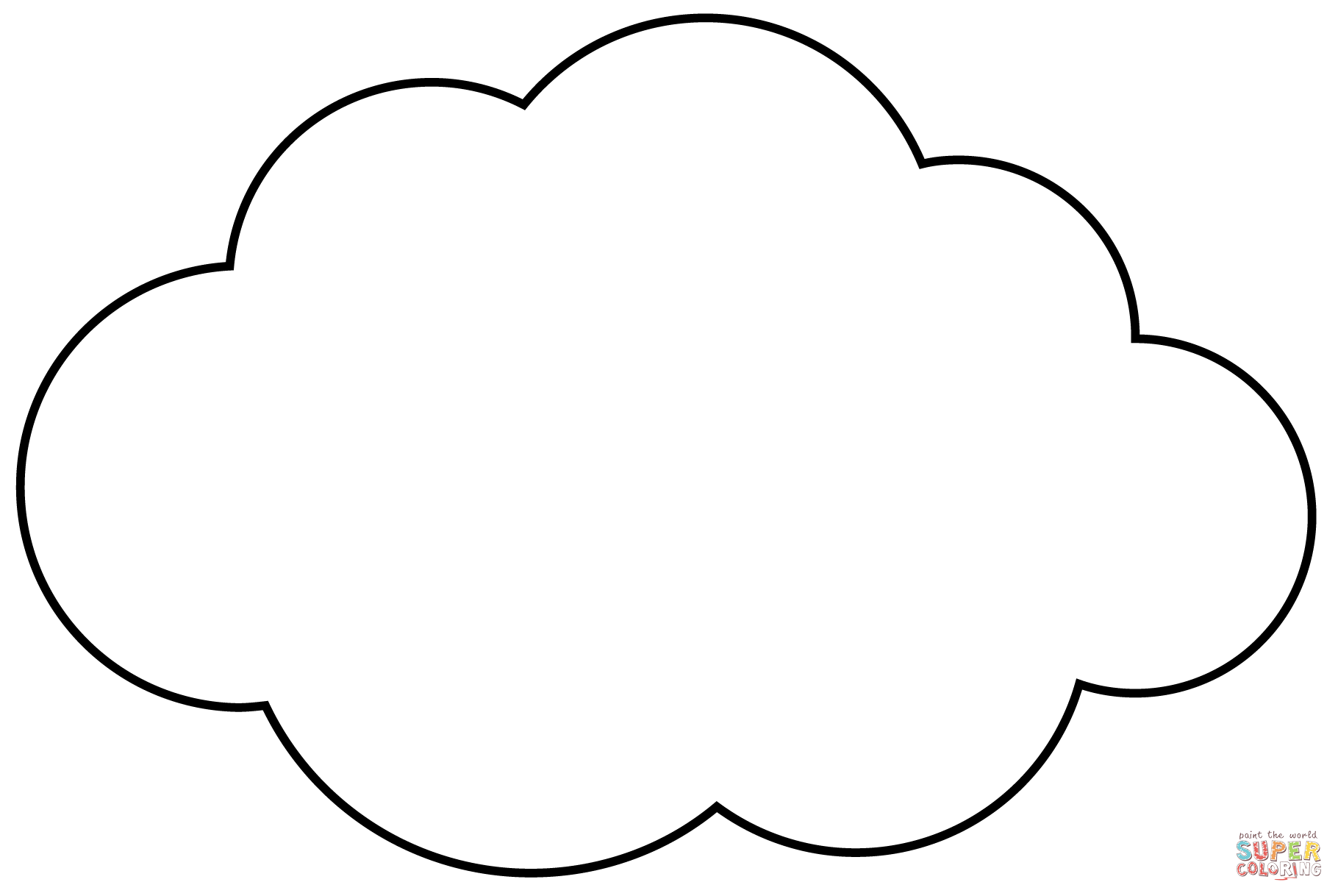 Cloud emoji coloring page free printable coloring pages