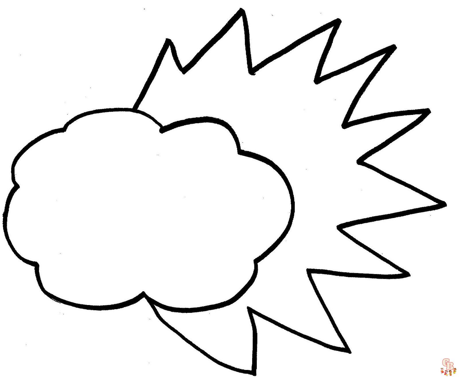 Cloud coloring pages printable and free coloring pages of clouds