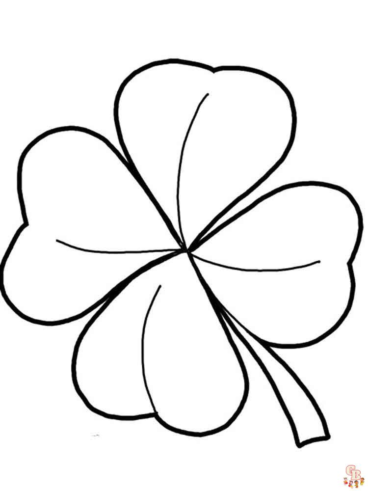 Clover coloring pages fun and free printable pages for kids