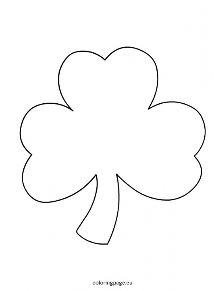 Get this shamrock coloring pages free for kids ebnu