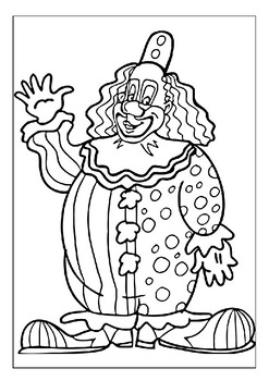 Explore the circus with our printable clown coloring pages collection for kids