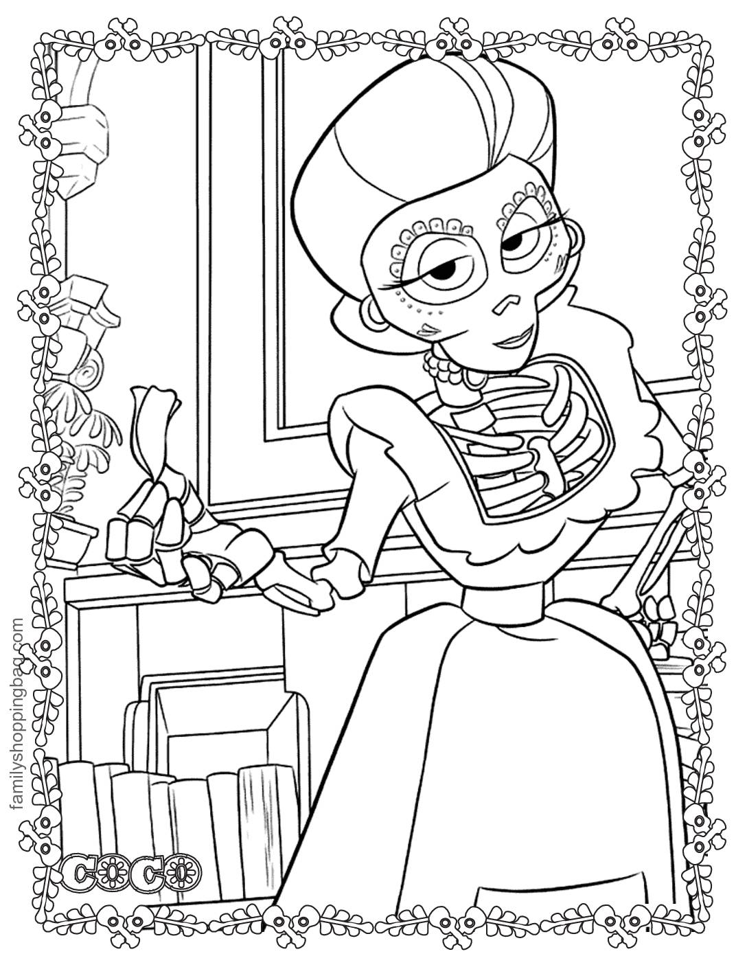 Coloring page coco