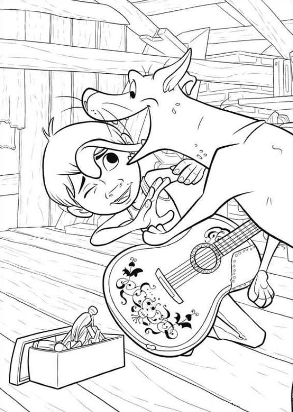 Coco coloring pages