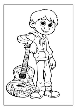 Experience the magic of coco with our printable coloring sheets pages