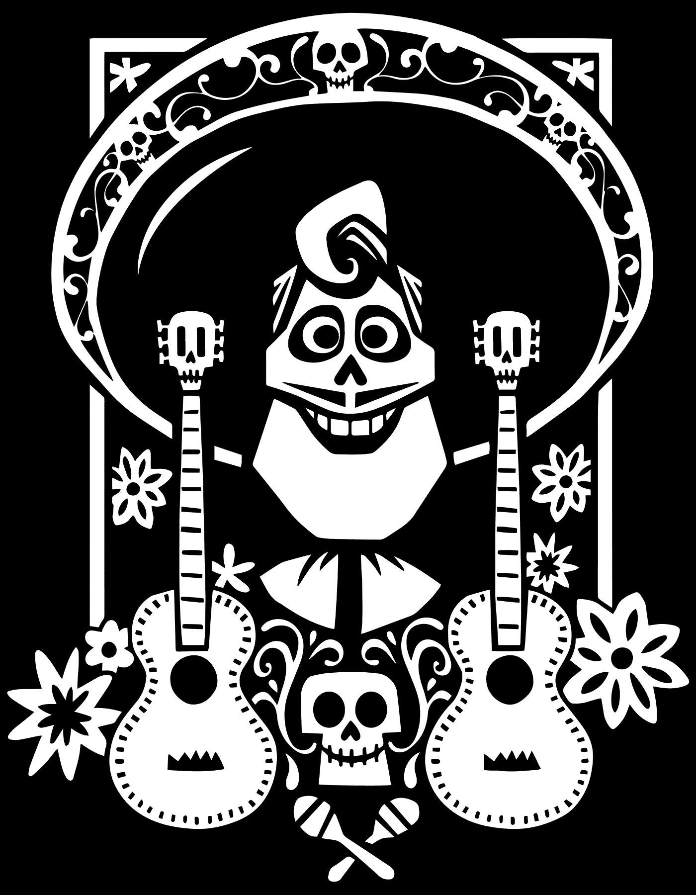 Coco coloring pages