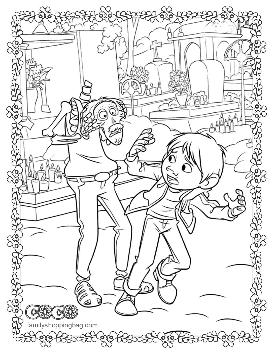 Coloring page coco