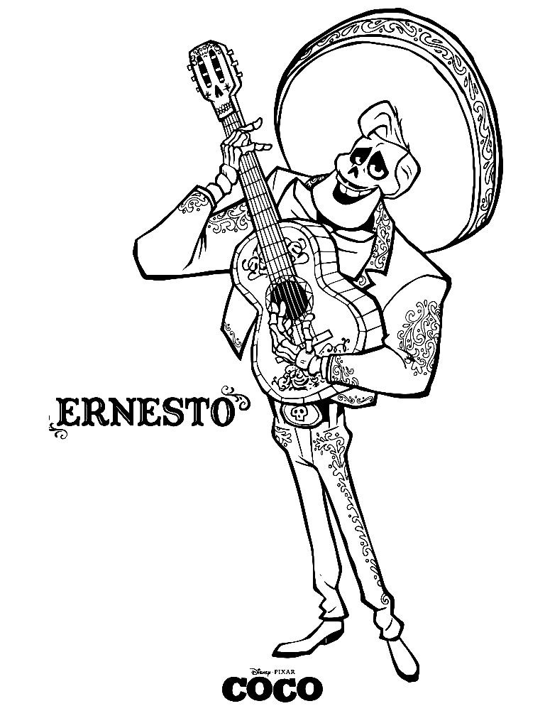 Coco coloring pages printable for free download