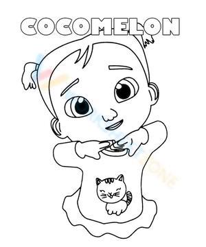 Free printable cocomelon coloring pages for kids