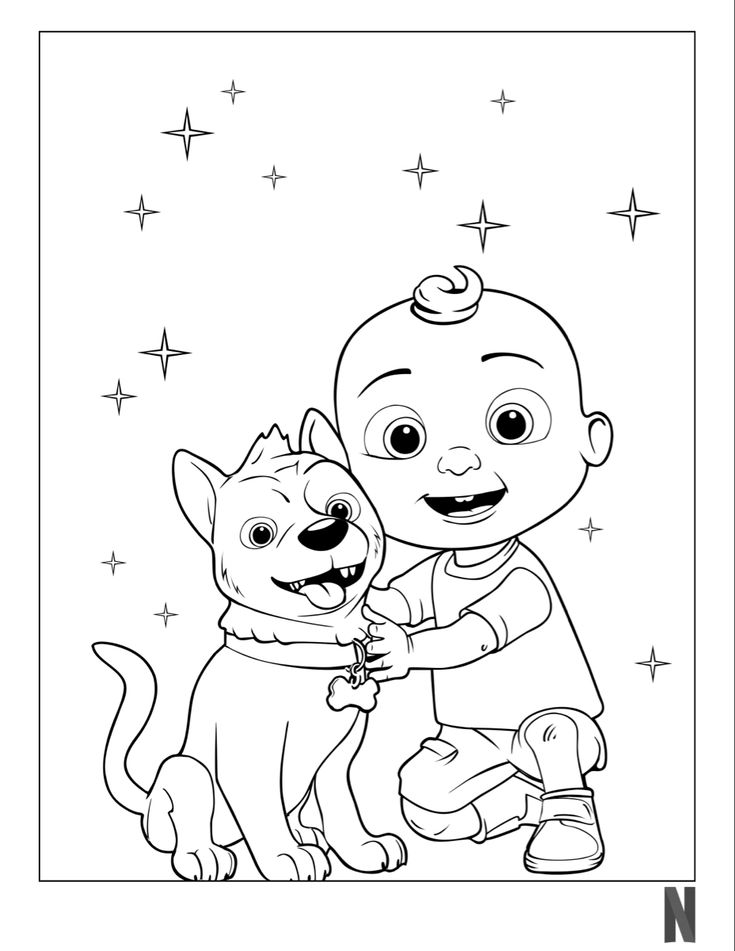 Coco melon coloring page animal coloring pages coloring pages coloring for kids