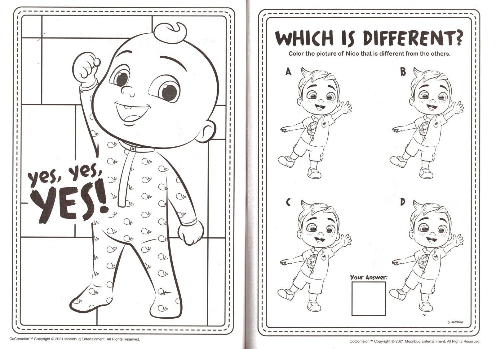 Jumbo coloring activity book