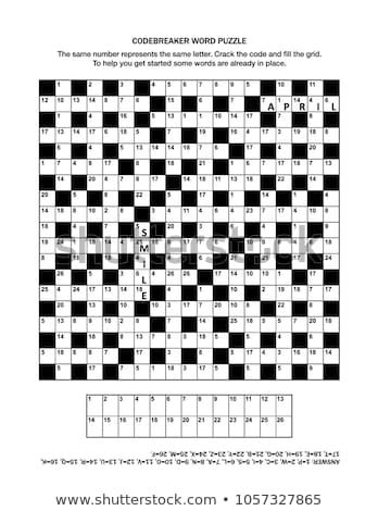 Puzzle page codebreaker codeword code cracker stock vector royalty free shutterstock printable crossword puzzles crossword puzzles puzzle