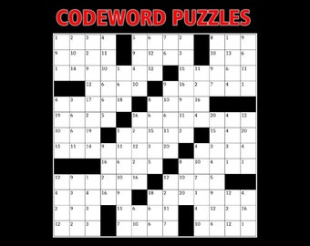 Digital download printable codeword puzzles for adults fun activities book for seniors large print easy to read games with solutions