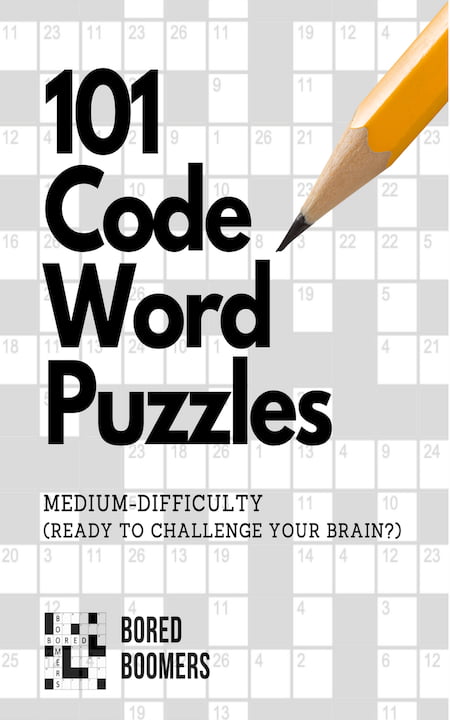 Codeword puzzles volumes through by bored boomers