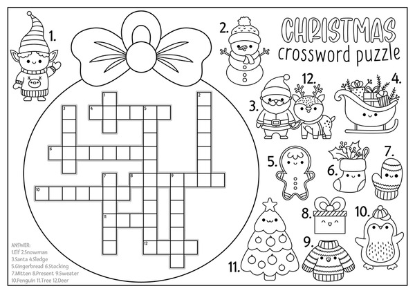 Christmas word puzzle åçãåºåç çãd çäåçéå